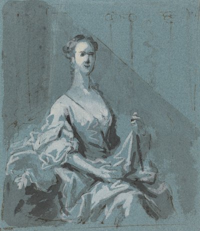 Portræt af en Dame af Jacopo Amigoni