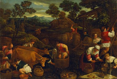 Efterår af Jacopo Bassano