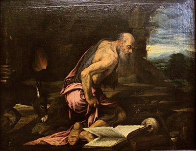 Den bodfærdige Sankt Hieronymus af Jacopo Bassano