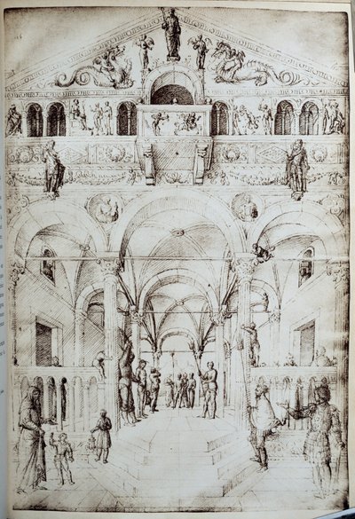 La flagellation du Christ Tegning med pen og blæk af Jacopo Bellini (1400-1470) 1400-tallets søn. 0,42x0,28 m Paris, Musée du Louvre af Jacopo Bellini