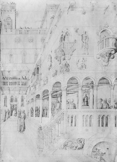 The Flagellation, fra Jacopo Bellini