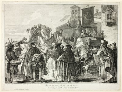 Tandtrækkeren, plade ni fra udvalg af billeder fra venetianske samlinger af Jacopo Leonardis