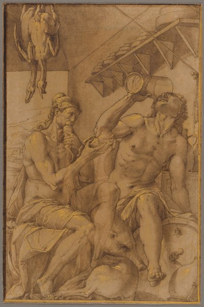 Allegori om fråseri af Jacopo Ligozzi