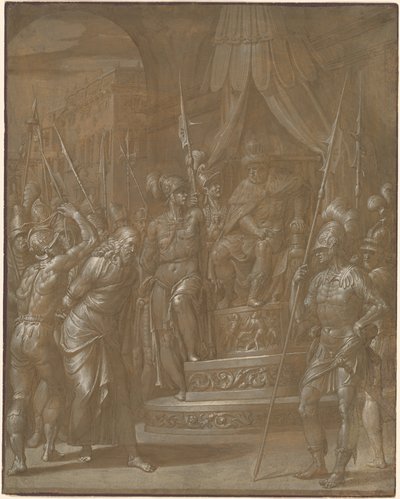 Kristus før Herodes af Jacopo Ligozzi