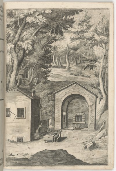 Saint Francis Spring [plade B] af Jacopo Ligozzi