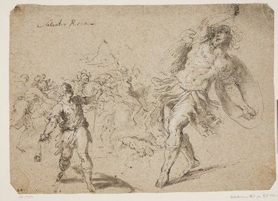David og Goliat af Jacopo Palma