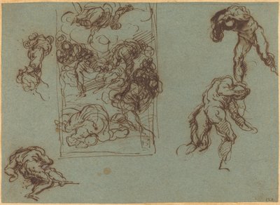 Figurstudier af Jacopo Palma il Giovane