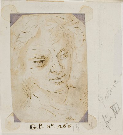 Hoved af en mand af Jacopo Palma il Giovane
