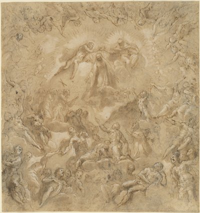 Jomfruens kroning af Jacopo Palma il Giovane