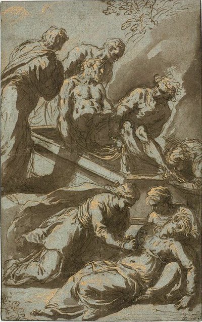Kristi begravelse af Jacopo Palma il Giovane