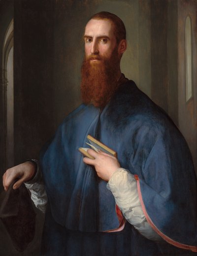 Monsignor della Casa, ca. 1541-42 (olie på panel) af Jacopo Pontormo