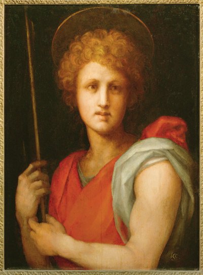 Sankt Johannes Døber (maleri på lærred) af Jacopo Pontormo