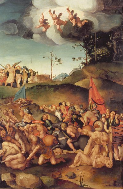 De ti tusinds martyrium, 1529-30 (panel) af Jacopo Pontormo