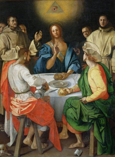 Nadveren i Emmaus af Jacopo Pontormo