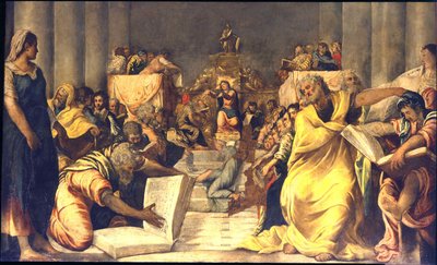 Kristus blandt lægerne af Jacopo Robusti Tintoretto