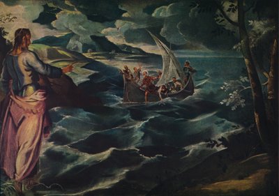Kristus ved Genesaret Sø, c1575-1580. af Jacopo Robusti Tintoretto