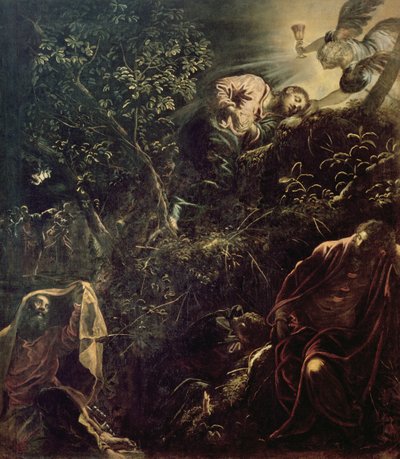Kristus i Getsemane Have af Jacopo Robusti Tintoretto