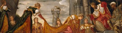 Esther før Ahasverus, 1552-55 af Jacopo Robusti Tintoretto