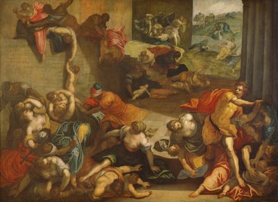 Massakren på de uskyldige af Jacopo Robusti Tintoretto
