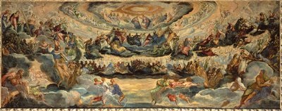 Paradis, skitse til Sala del Maggior Consiglio ... af Jacopo Robusti Tintoretto