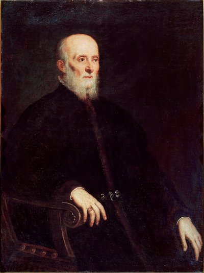 Portræt af Alvise Cornaro af Jacopo Robusti Tintoretto