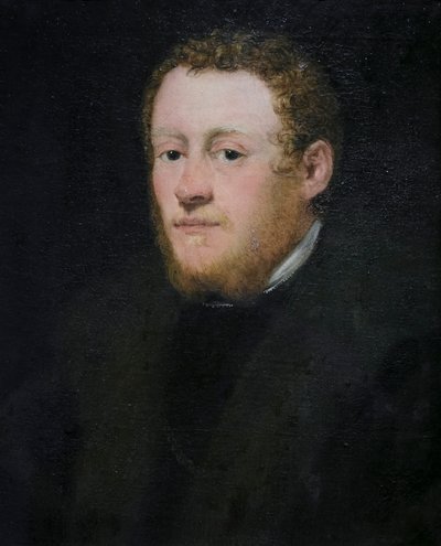 Portræt af en ung mand med rødt hår af Jacopo Robusti Tintoretto