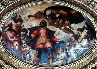 San Rocco in Glory, 1564. af Jacopo Robusti Tintoretto