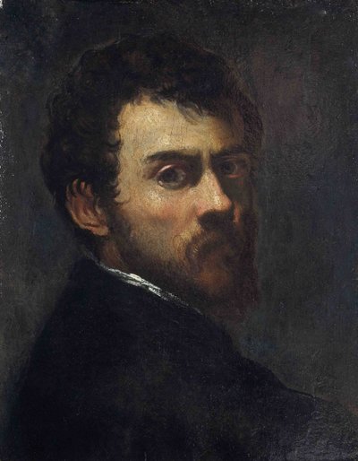Selvportræt som ung af Jacopo Robusti Tintoretto