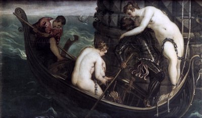 Udfrielsen af Arsinoe, efter 1560-1594 af Jacopo Robusti Tintoretto