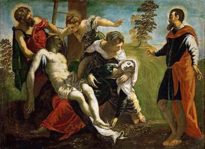Nedstigningen fra korset, ca. 1548. af Jacopo Robusti Tintoretto