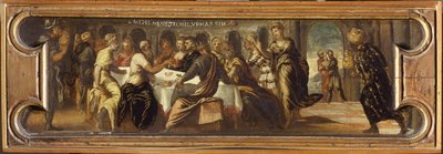 Belshazzars fest. af Jacopo Robusti Tintoretto