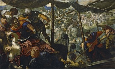 Voldtægten af Helen, 1578 af Jacopo Robusti Tintoretto