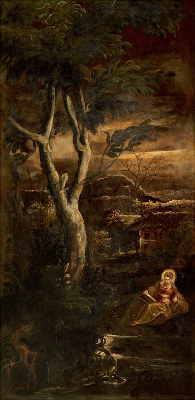 Jomfrulæsningen, ca 1583. af Jacopo Robusti Tintoretto