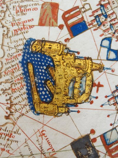 Renæssancekort over Europa, Jacopo Russo (efter) 1528 af Jacopo Russo