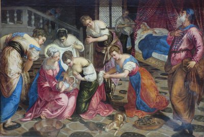 Johannes Døberens fødsel af Jacopo Tintoretto