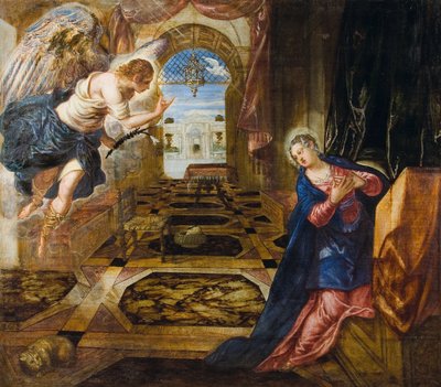 Bebudelsen. af Jacopo Tintoretto