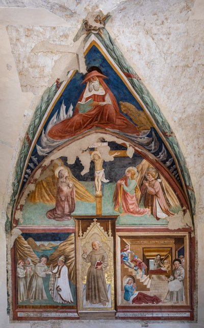 Historier om S. Bernardino og de hellige, St. Francis Kirke, Kapellet St. Bernardino af Siena af Jacopo Vincioli