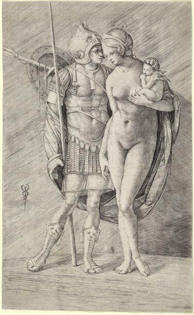 Mars og Venus, ca. 15091516. af Jacopo de Barbari