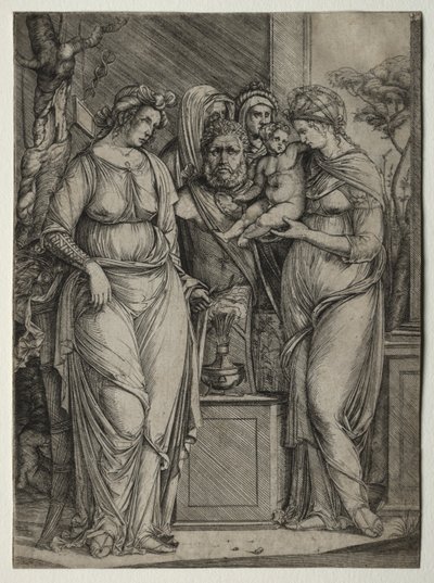 Offer af Priapus af Jacopo de