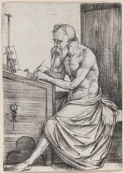 Sankt Jerome, ca. 15011504. af Jacopo de Barbari