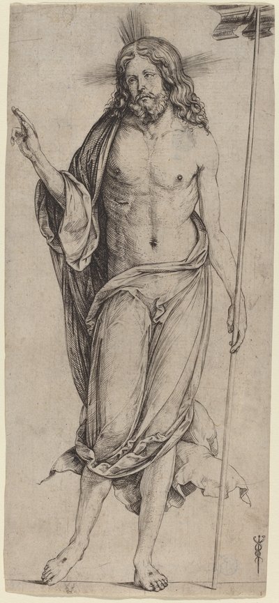 Den opstandne Kristus, ca. 15031504. af Jacopo de Barbari