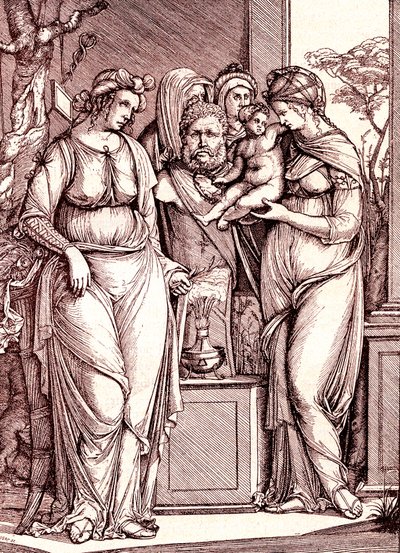 Ofringen til Priapus af Jacopo de