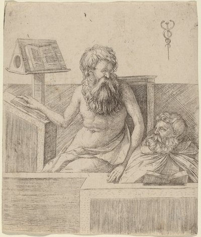 To filosoffer, ca. 1509. af Jacopo de Barbari