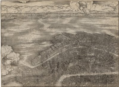 Udsigt over Venedig af Jacopo de