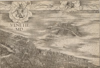 Udsigt over Venedig af Jacopo de
