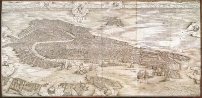 Udsigt over Venedig af Jacopo de