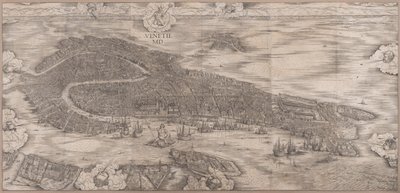 Udsigt over Venedig af Jacopo de