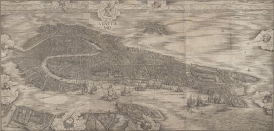 Udsigt over Venedig af Jacopo de Barbari