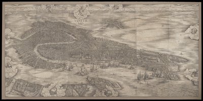 Udsigt over Venedig, 1500 af Jacopo de Barbari