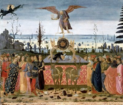 Tidens triumf, 1480-1490 af Jacopo del Sellaio